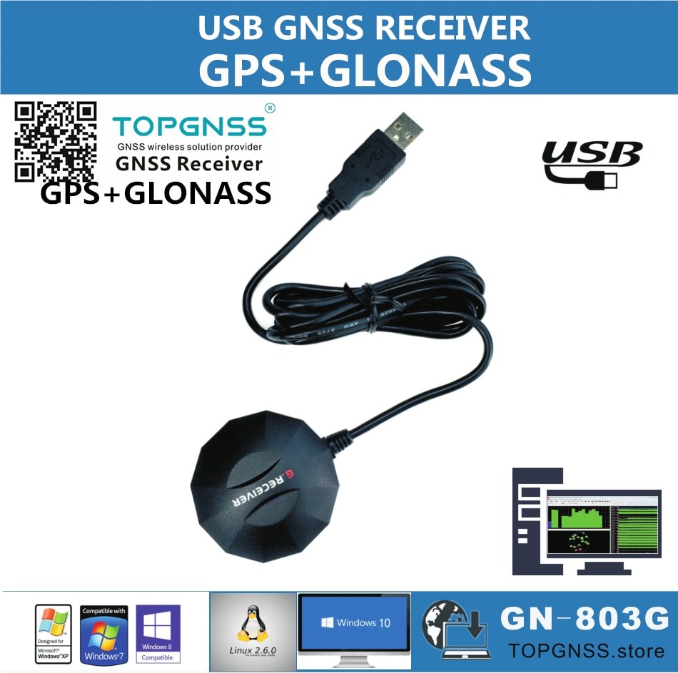 TOPGNSS USB GPS GLONASS ű  ׳ GN-8..